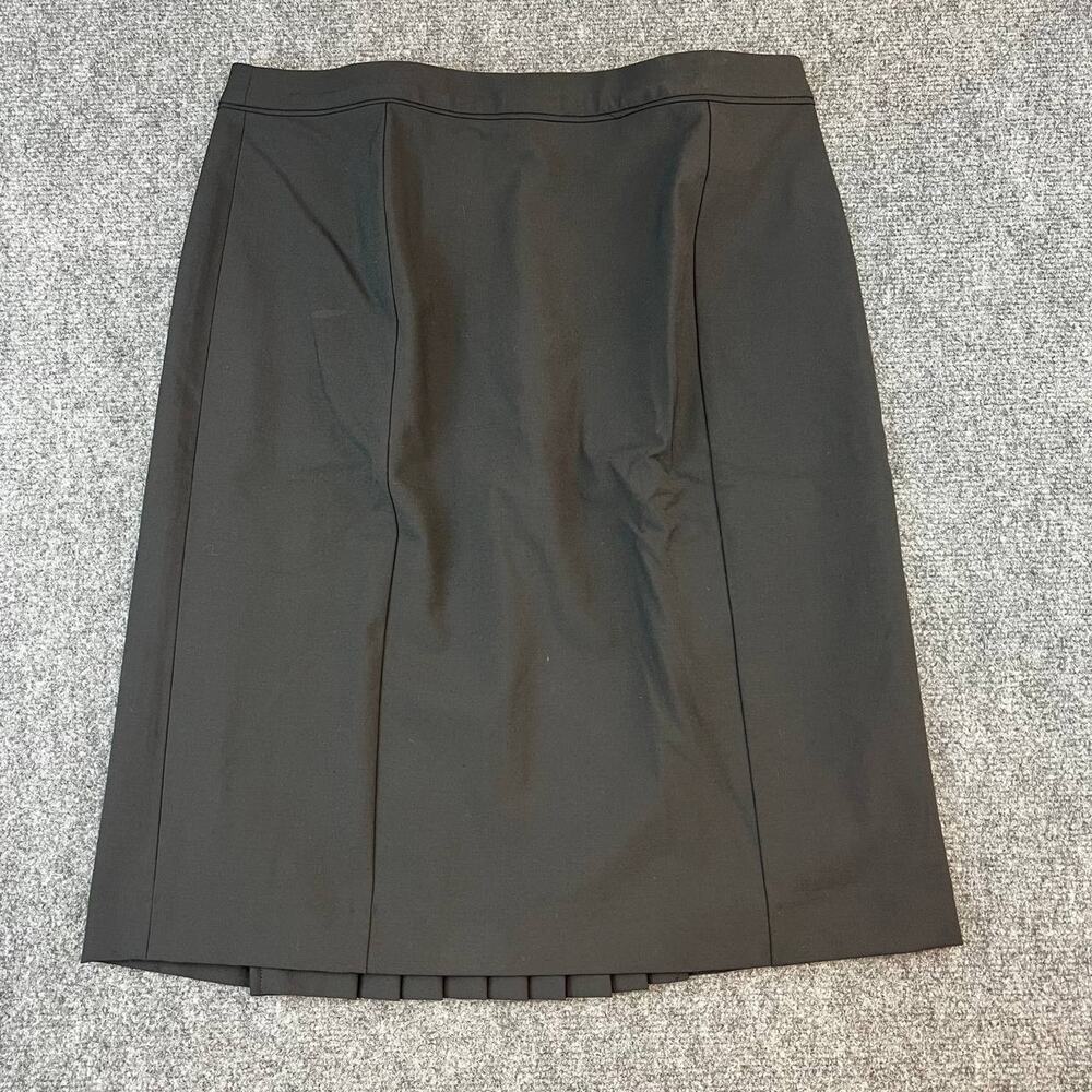 Forth & Towne Allegory Skirt Womens 10 Black Stretch Pencil Skirt Stains